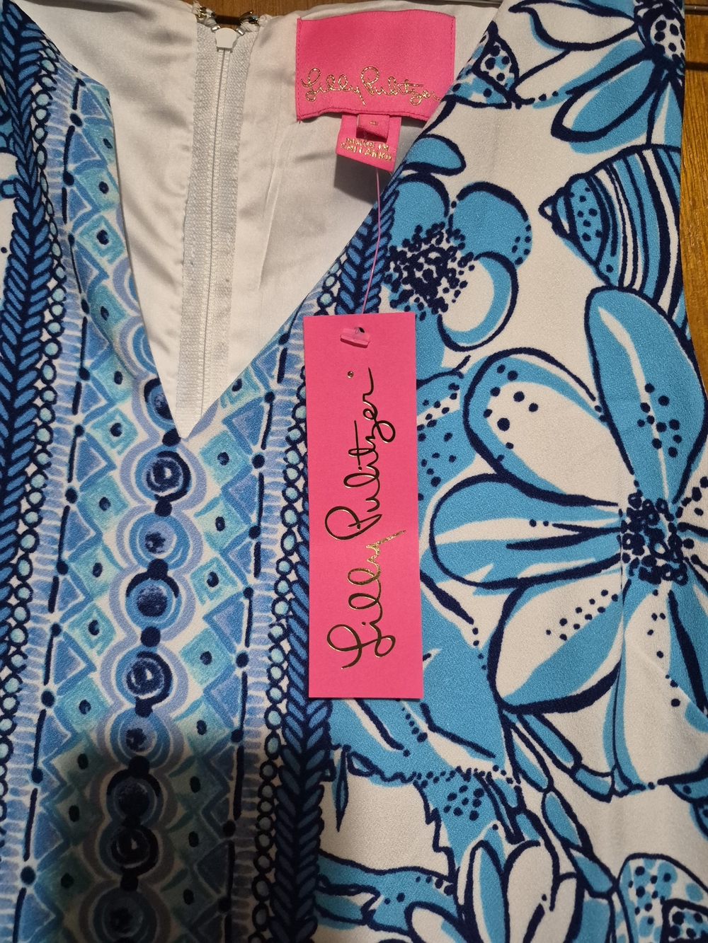 Lilly Pulitzer Donna Maxi Romper Sz. 8 - Picture 5 of 10